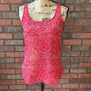 Red Sheer Petite Old Navy Top (XSP)